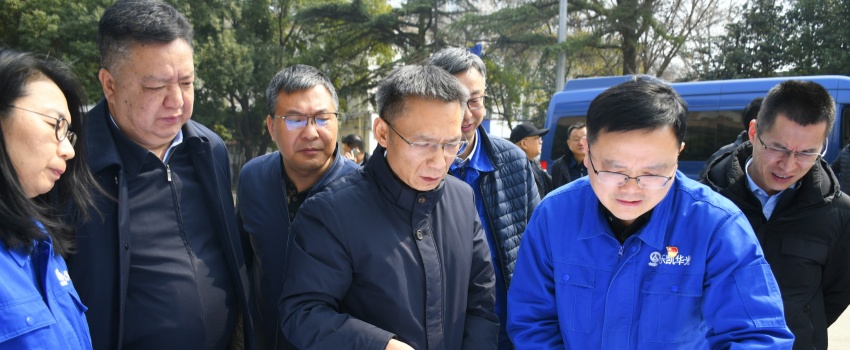 集團公司黨組成員、總會計師陳林到樂凱華光調(diào)研